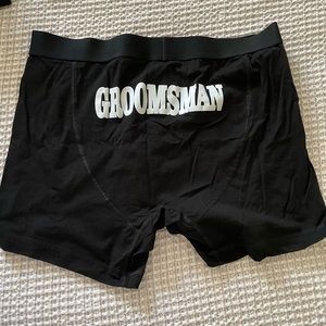 Fun Groomsmen boxer briefs.